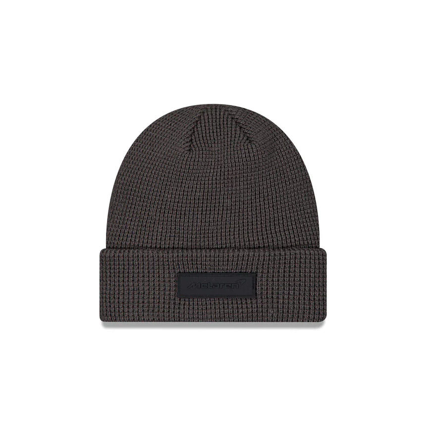 McLaren Beanie, NEW ERA, mit Waffelbündchen, grau
