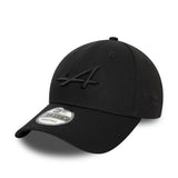 Gorra Alpine, en relieve. New Era, 9FORTY, negra