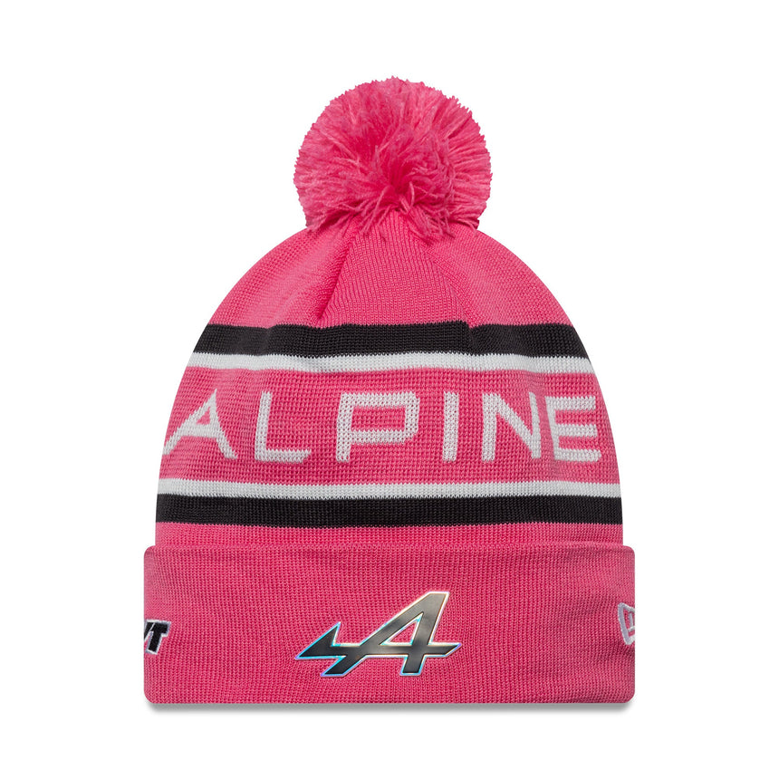 Gorro Alpine con puño acanalado, New Era, rosa