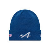 Gorro de punto Alpine, con puño, New Era, azul