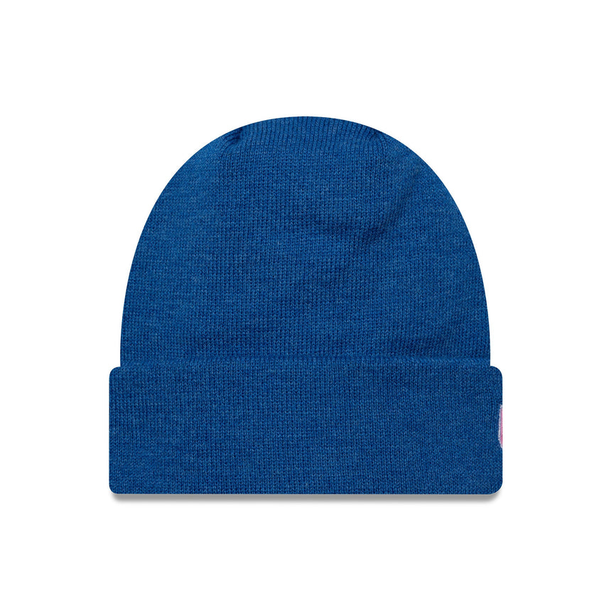Gorro de punto Alpine, con puño, New Era, azul