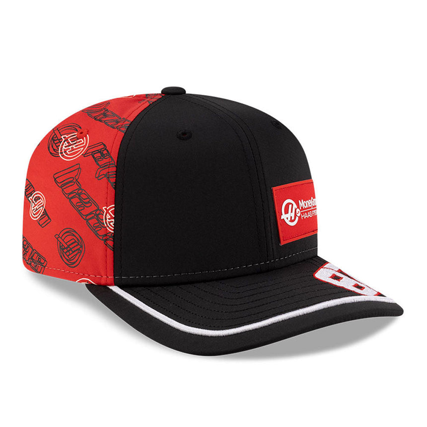 Gorra de béisbol Haas F1, Japón, Oliver Bearman, New Era, 9SEVENTY SS, negra 🔥