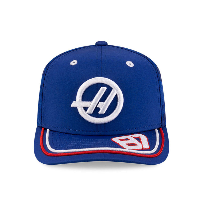 Gorra de béisbol Haas F1, Silverstone, Oliver Bearman, New Era, 9SEVENTY SS, Multicolor 🔥