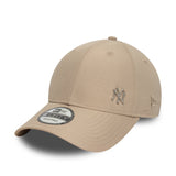 Gorra de los New York Yankees, New Era, 9FORTY, esencial, color pastel, marrón