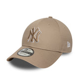 Gorra de los New York Yankees, New Era, 9FORTY, marrón