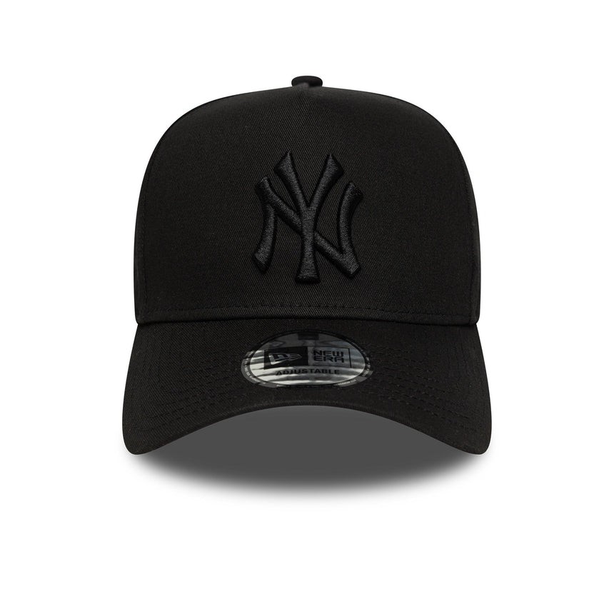 Gorra de los Yankees de Nueva York, New Era, esencial, totalmente negra