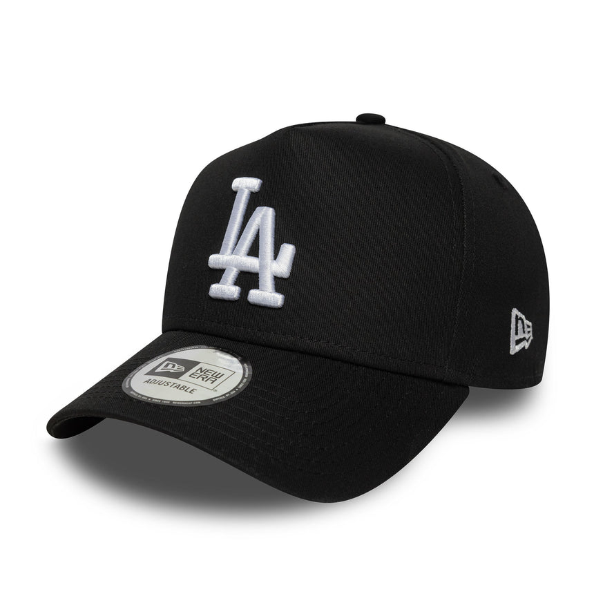 Gorra de los Dodgers de Los Ángeles, New Era, 9FORTY, esencial, A-frame, negra