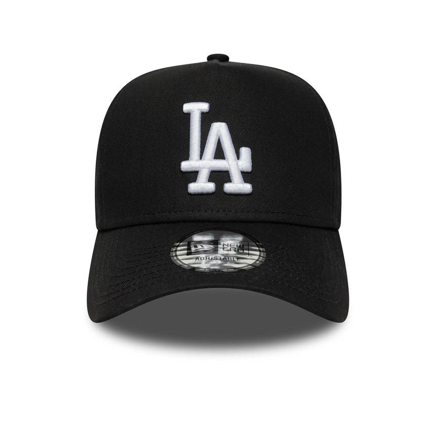 Gorra de los Dodgers de Los Ángeles, New Era, 9FORTY, esencial, A-frame, negra
