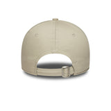 Gorra de los Yankees de Nueva York, logo pequeño, New Era, 9FORTY, beige