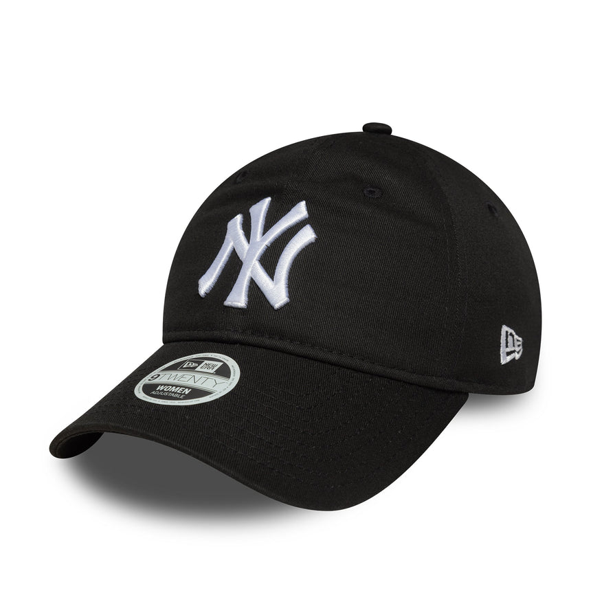 Gorra de los New York Yankees, New Era, 9TWENTY, para mujer, negra