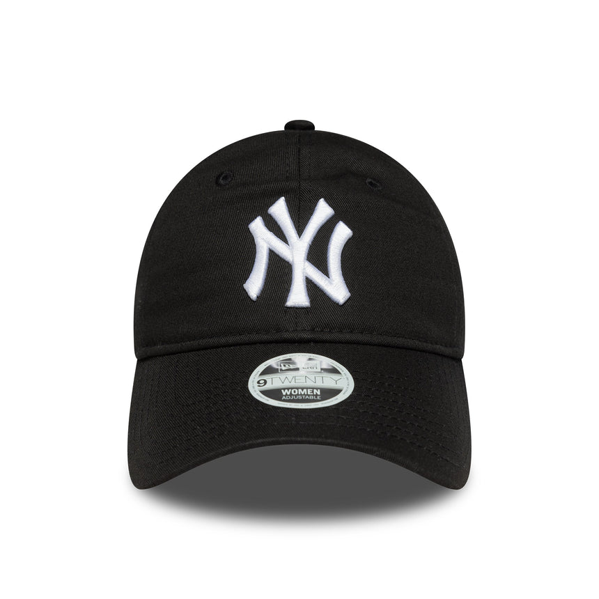 Gorra de los New York Yankees, New Era, 9TWENTY, para mujer, negra