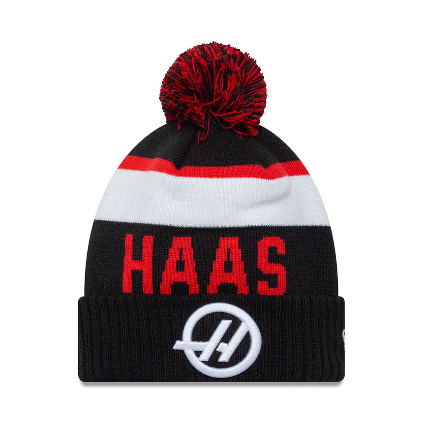 Gorro de punto Haas, logotipo tipográfico, New Era, multicolor