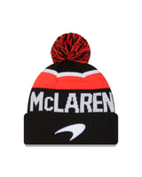 Gorro de punto McLaren, logotipo tipográfico, New Era, multicolor