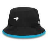 McLaren sombrero tipo cubo, POP, New Era, de corte estrecho, negro