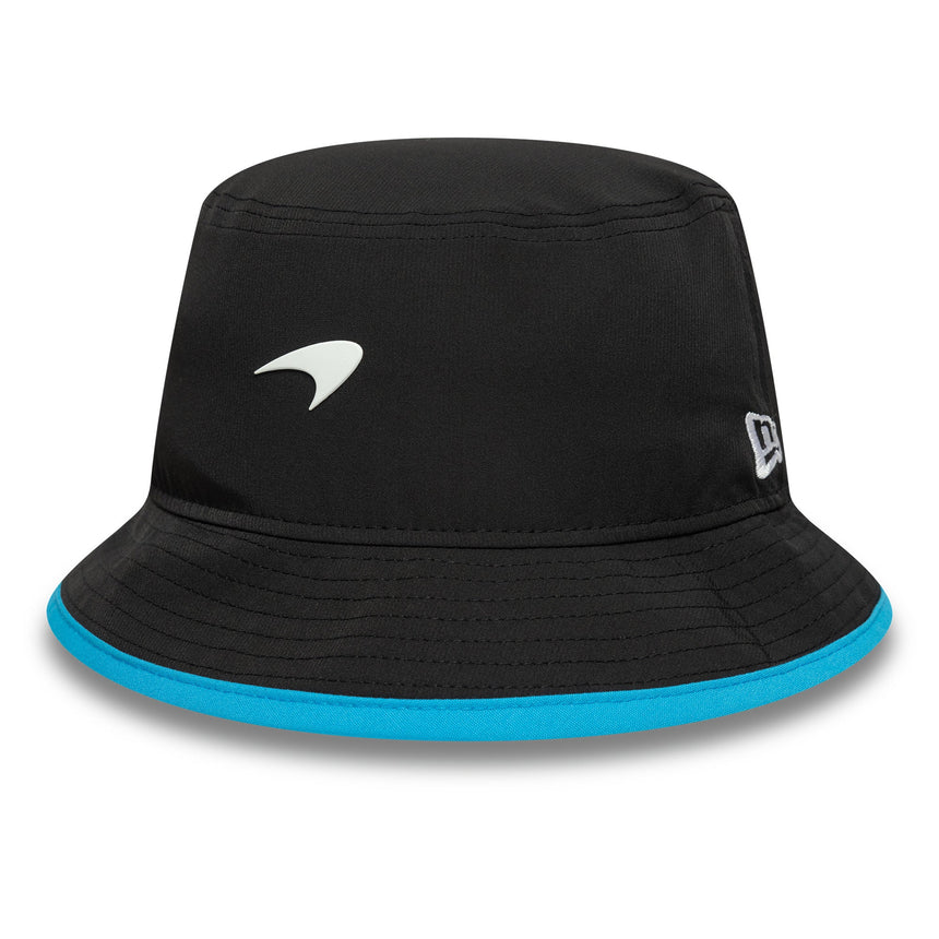 McLaren sombrero tipo cubo, POP, New Era, de corte estrecho, negro