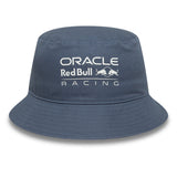 Sombrero tipo cubo Red Bull Racing, de temporada, entallado, New Era, 9FORTY, azul