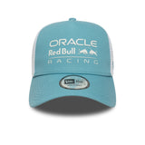 Gorra trucker de Red Bull Racing, de temporada, New Era, 9FORTY, azul