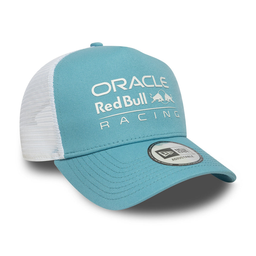 Gorra trucker de Red Bull Racing, de temporada, New Era, 9FORTY, azul