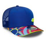 Gorra Valentio Rossi #46, trucker, VR46, New Era, 9SEVENTY, azul