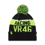 Gorro de punto Valentino Rossi #46, VR46, logomarca, New Era, multicolor