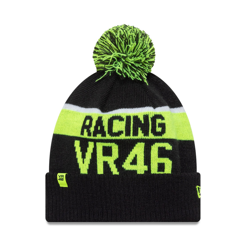 Gorro de punto Valentino Rossi #46, VR46, logomarca, New Era, multicolor
