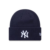 Gorro beanie de Nueva York Yankees, puño ancho, New Era, azul