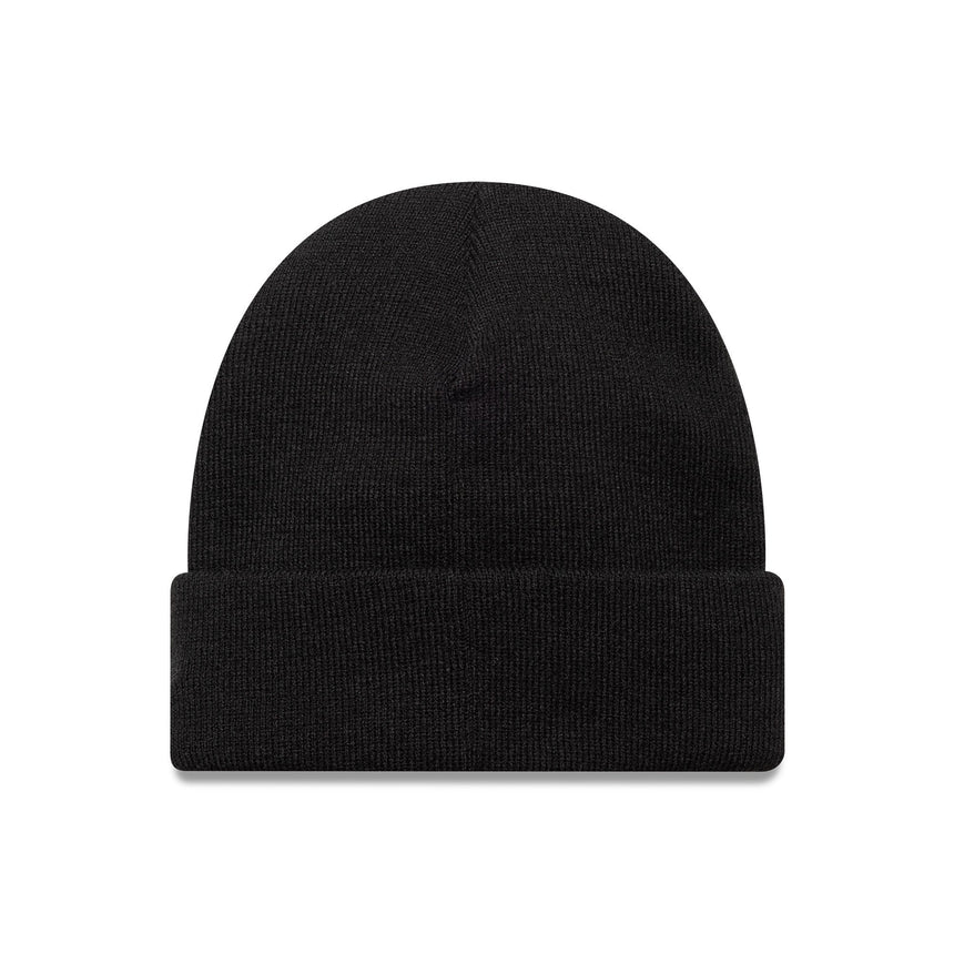 Gorro beanie de Chicago Bulls, logo pequeño, puño, New Era, negro