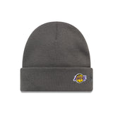 Gorro beanie de los Ángeles Lakers, New Era, gris