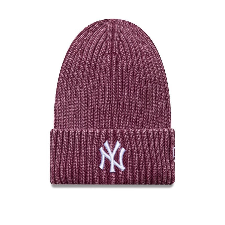 Yankees de Nueva York, gorro beanie lavado, MLB, New Era, rojo