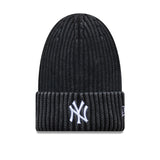 Gorro beanie lavado de los Yanquis de Nueva York, MLB, New Era, negro