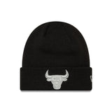 Gorro tipo beanie de los Chicago Bulls, Craft, metalizado, New Era, negro