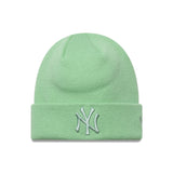Gorro de punto Yanquis de Nueva York, para mujer, esencial de la liga, New Era, verde