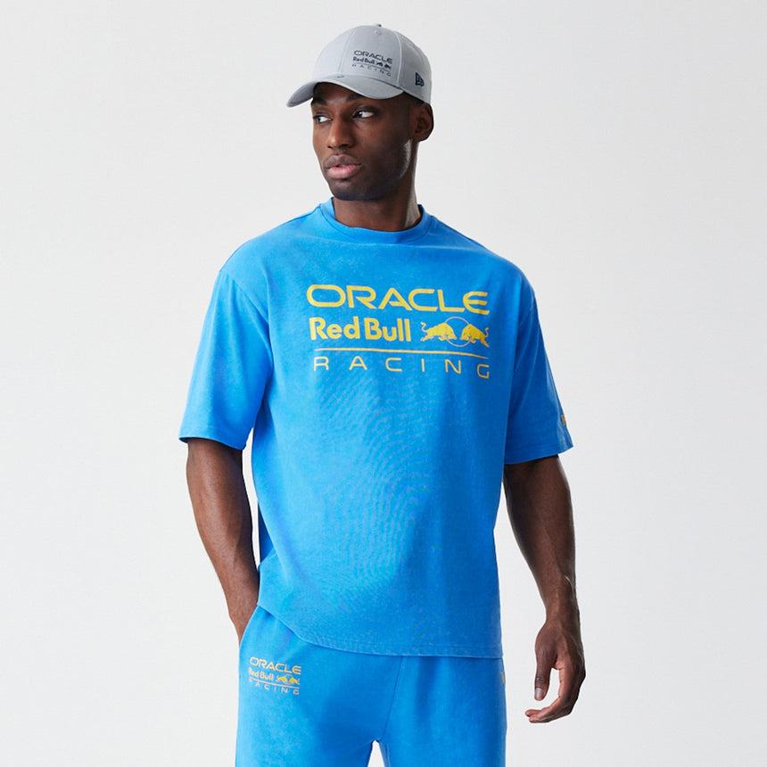Camiseta oversize de Red Bull Racing, New Era, azul