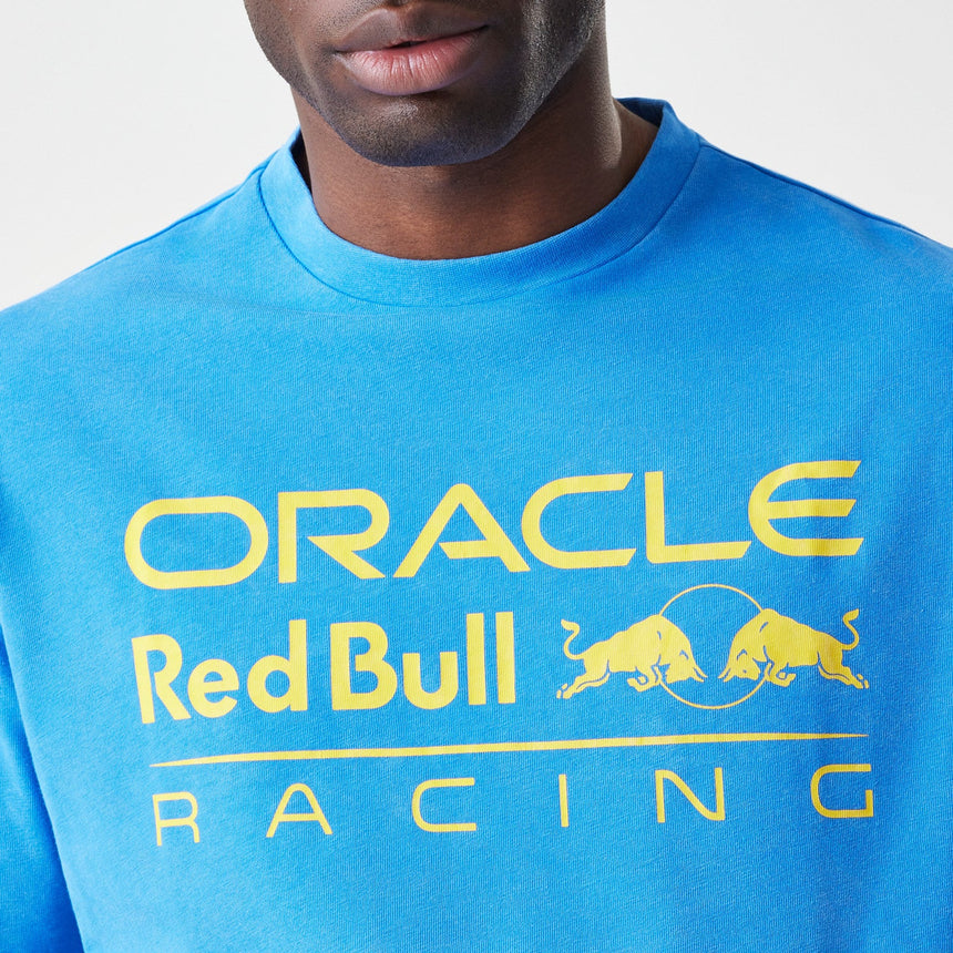 Camiseta oversize de Red Bull Racing, New Era, azul