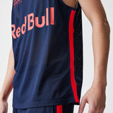 Camiseta sin mangas Red Bull Racing, New Era, malla para baloncesto, azul oscuro