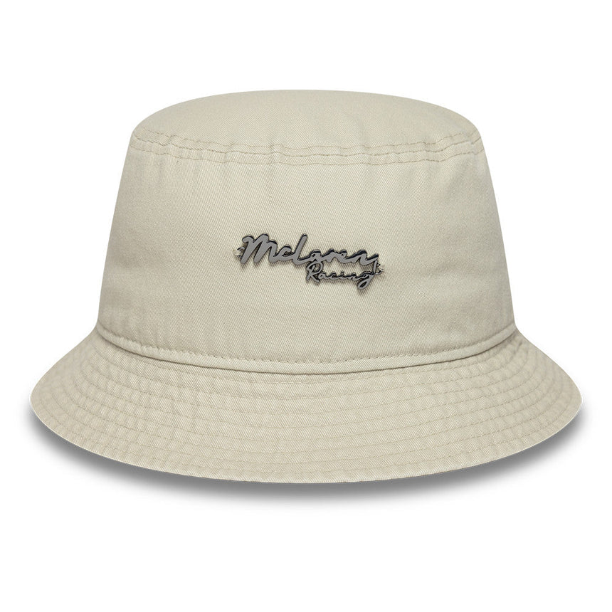McLaren x Reiss sombrero tipo cubo, entallado, New Era, blanco