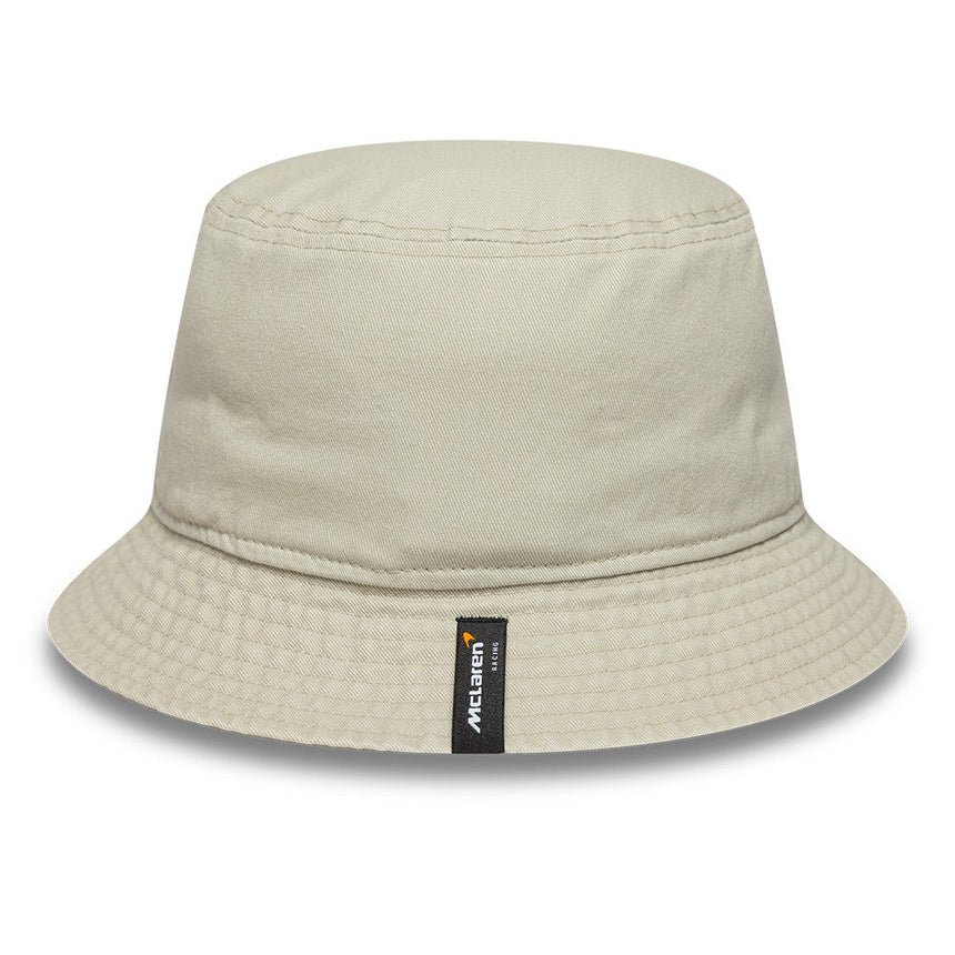 McLaren x Reiss sombrero tipo cubo, entallado, New Era, blanco