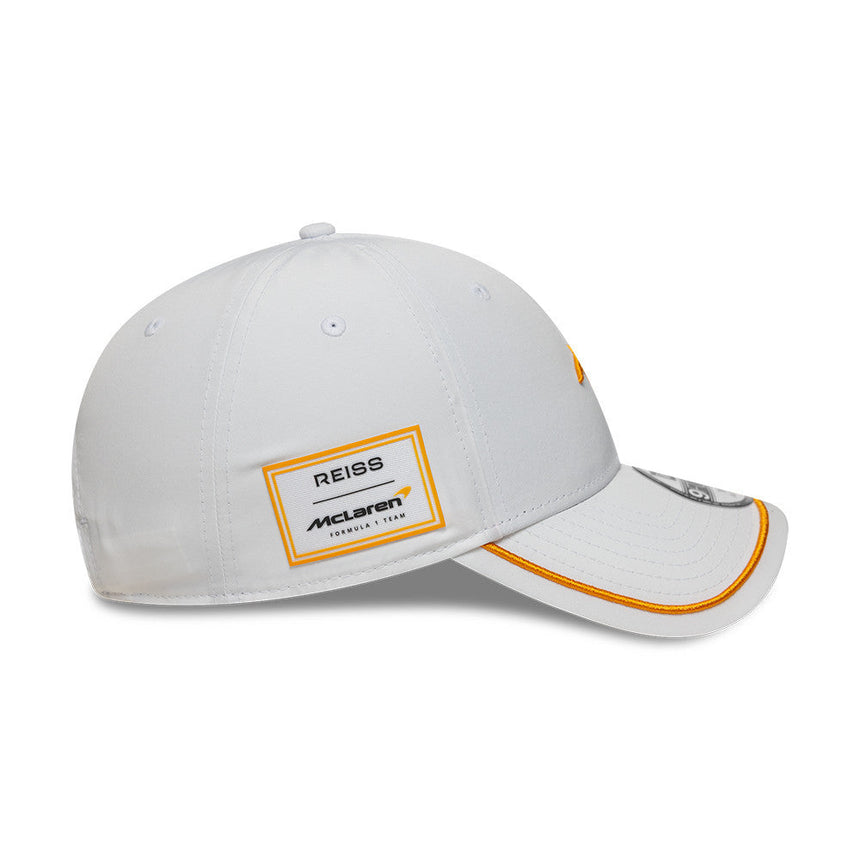 Gorra de McLaren, de temporada, New Era 9FORTY, blanca