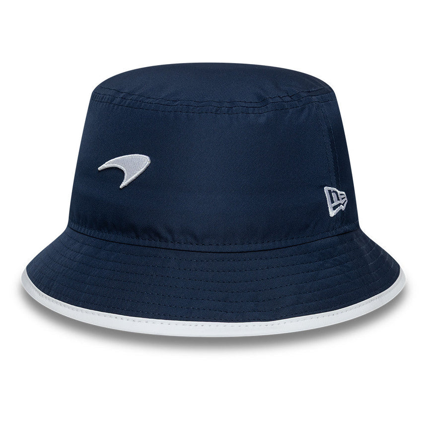 Sombrero bucket McLaren x Reiss, de temporada, tipo entallado, New Era, 9FORTY, azul