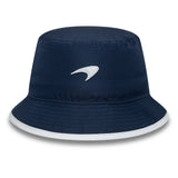 Sombrero bucket McLaren x Reiss, de temporada, tipo entallado, New Era, 9FORTY, azul