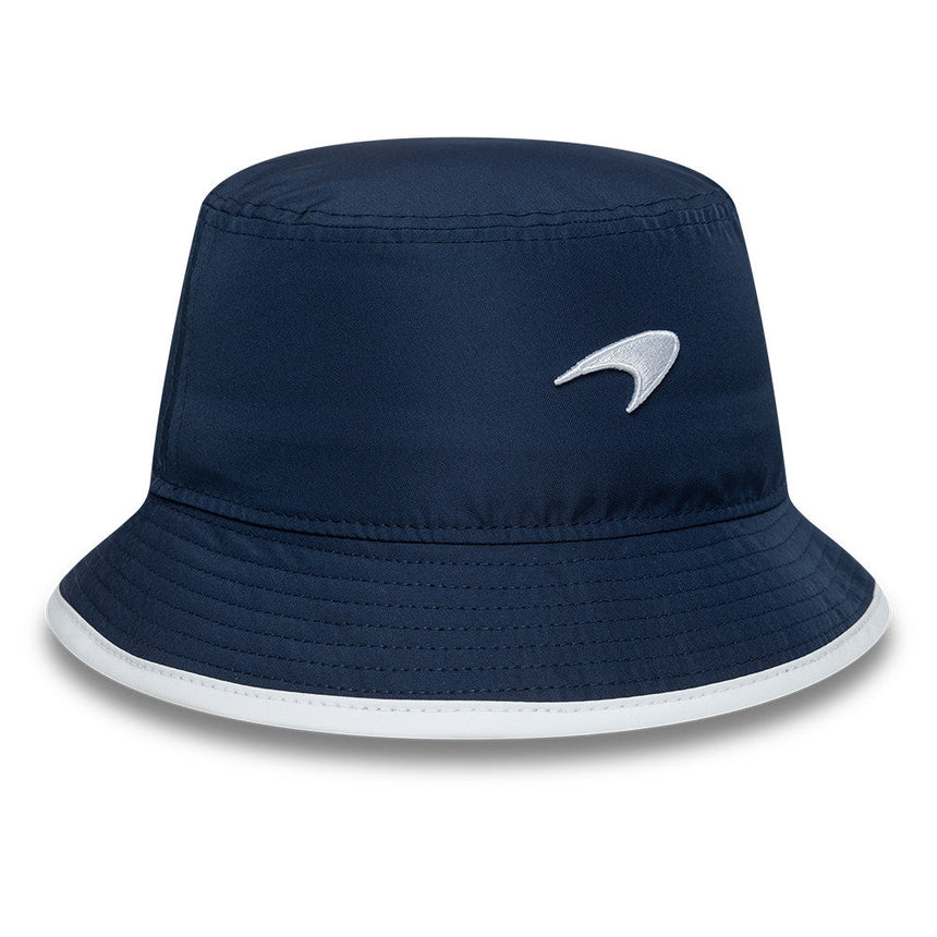 Sombrero bucket McLaren x Reiss, de temporada, tipo entallado, New Era, 9FORTY, azul