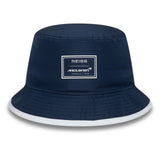 Sombrero bucket McLaren x Reiss, de temporada, tipo entallado, New Era, 9FORTY, azul
