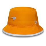 Sombrero tipo cubo McLaren x Reiss, de temporada, entallado, New Era, 9FORTY, naranja
