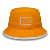 Sombrero tipo cubo McLaren x Reiss, de temporada, entallado, New Era, 9FORTY, naranja