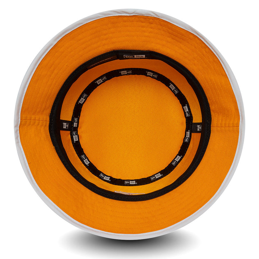 Sombrero tipo cubo McLaren x Reiss, de temporada, entallado, New Era, 9FORTY, naranja