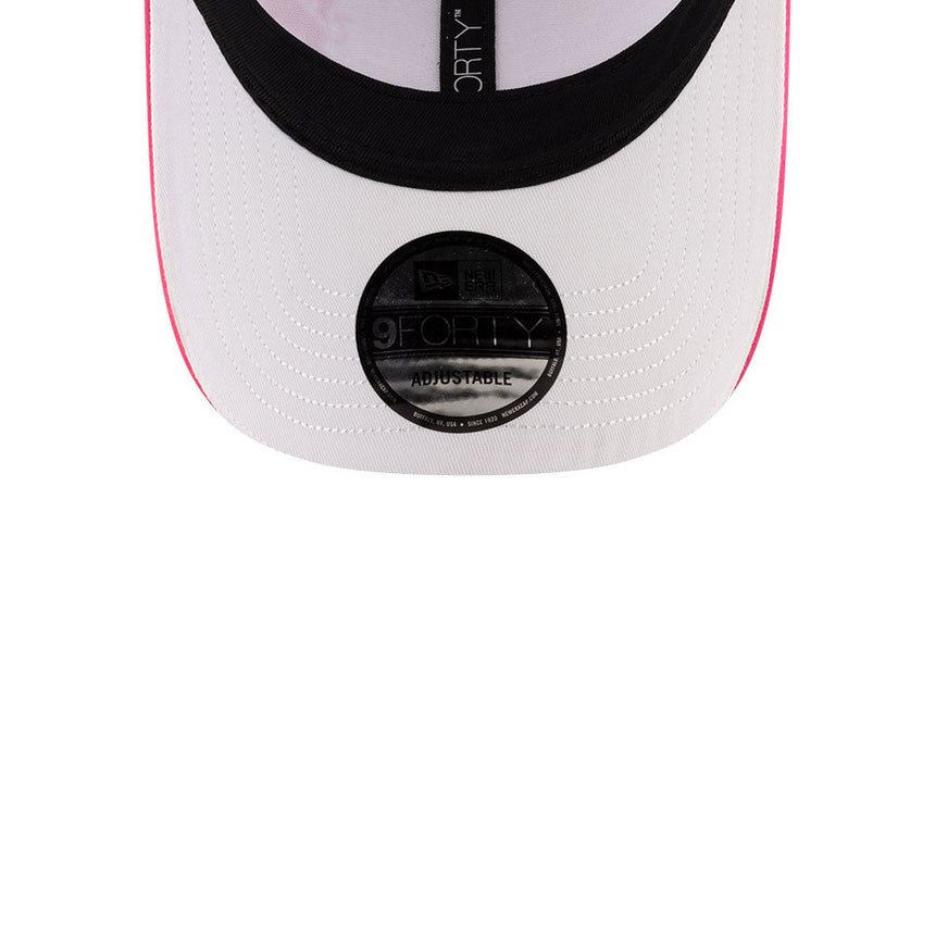 Gorra Visa RB, estilo trucker, edición especial de Miami, New Era, 9FORTY, blanca