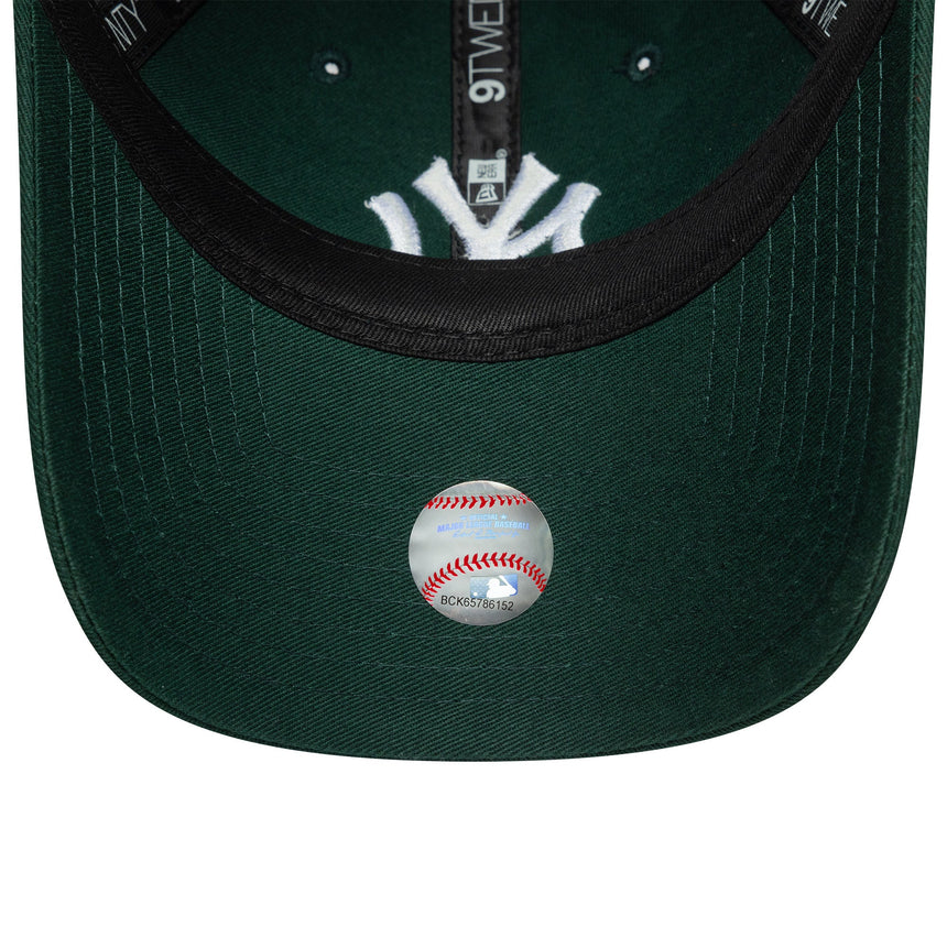 Gorra de los Yankees de Nueva York, Gorra para mujer ESS 9TWENTY, New Era, 9TWENTY, verde, verde