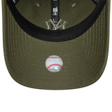 Gorra de los Yanquis de Nueva York, insignia impecable, New Era, 9TWENTY, verde
