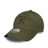 Gorra de los Yanquis de Nueva York, insignia impecable, New Era, 9TWENTY, verde