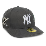 Gorra de los Yankees de Nueva York, PLANET ICON, 59FIFTY, PC, camuflaje, negro